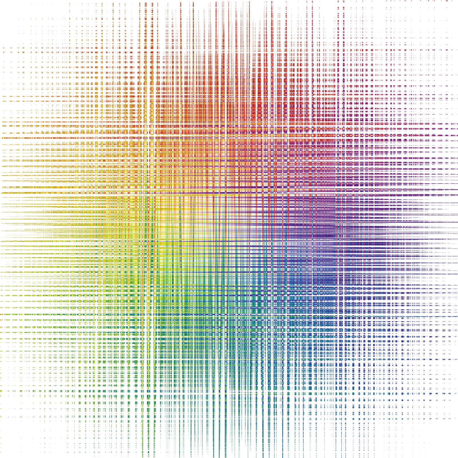 peinture abstraite, fond blanc