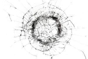 texture broken glass with cracks. abstract of cracked screen smartphone from shock